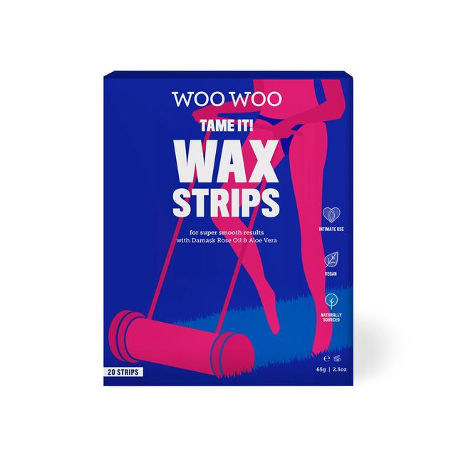 WooWoo Bikini Wax Strips, 20 Per Pack