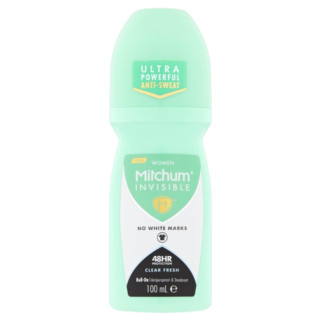 Mitchum Invisible Clear Fresh Roll On, 100ml