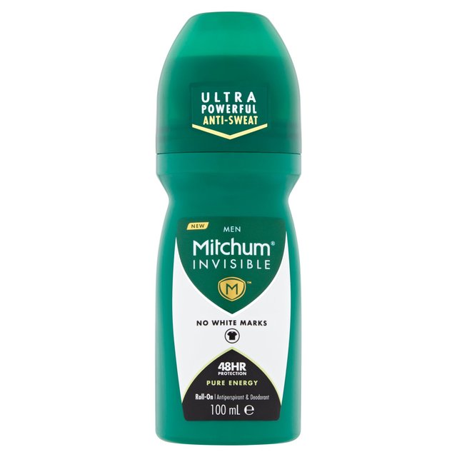 Mitchum Invisible Pure Energy Roll On, 100ml