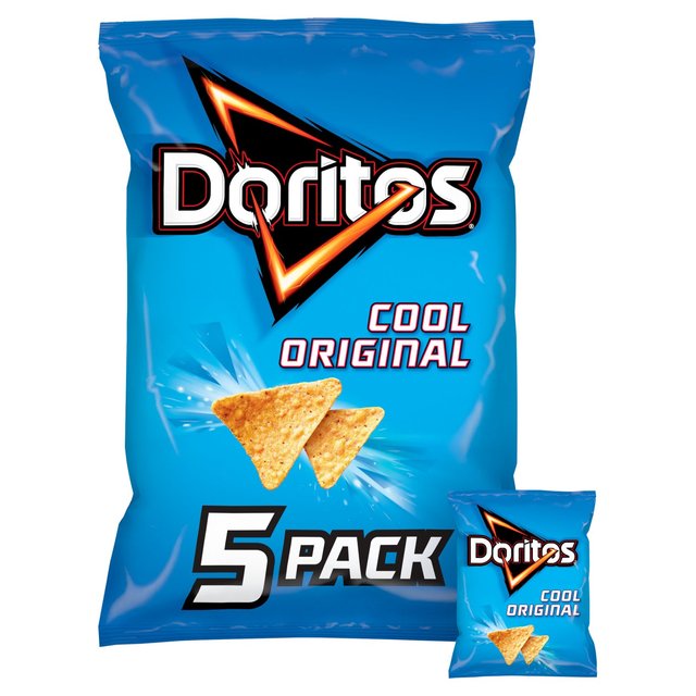 Doritos Cool Original Tortilla Chips Multipack Crisps, 5 Per Pack