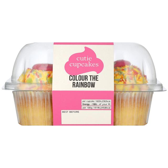 M & S Colour the Rainbow Cupcakes, 167g