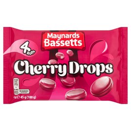 Maynards Bassetts Cherry Drops Sweets Multipack 180g