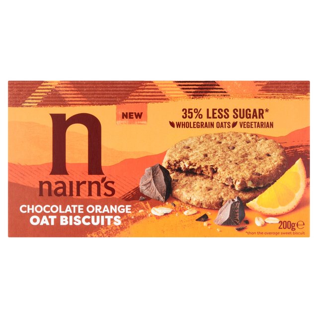 Nairn’s Dark Chocolate & Orange Oat Biscuits, 200g