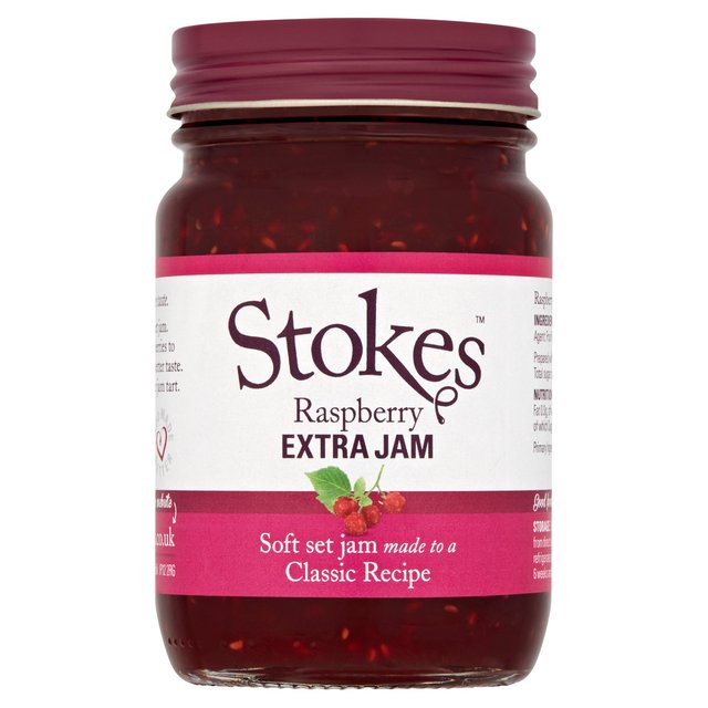Stokes Raspberry Extra Jam, 340g