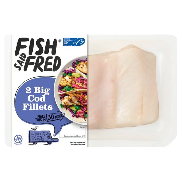 Fish Said Fred MSC Big Cod Fillets, 320g