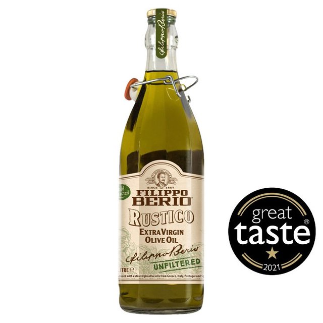Filippo Berio Rustico Unfiltered Extra Virgin Olive Oil, 1L