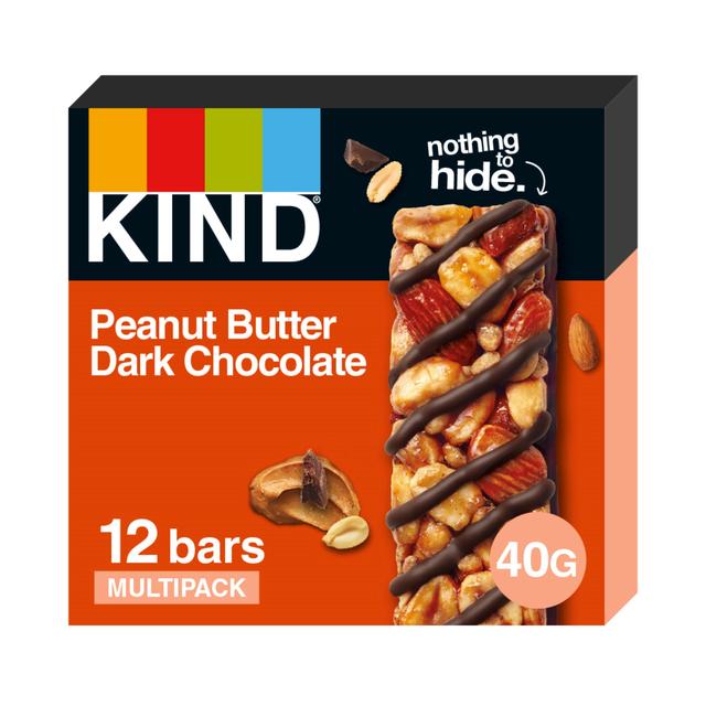 KIND Peanut Butter Dark Chocolate 12 Pack, 12 x 40g