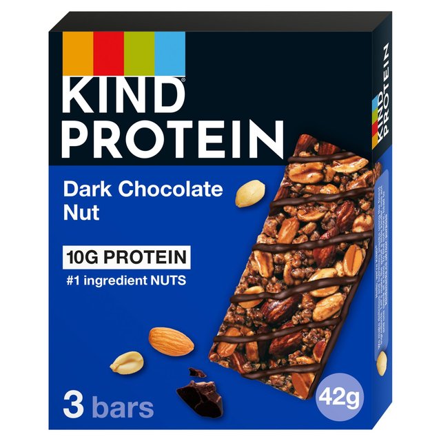 KIND Protein Double Dark Chocolate Nut Multipack, 3 x 42g