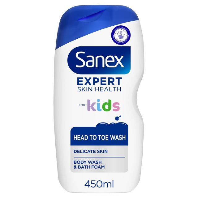 Sanex Expert Head to Toe Body Wash for Kids, 450ml