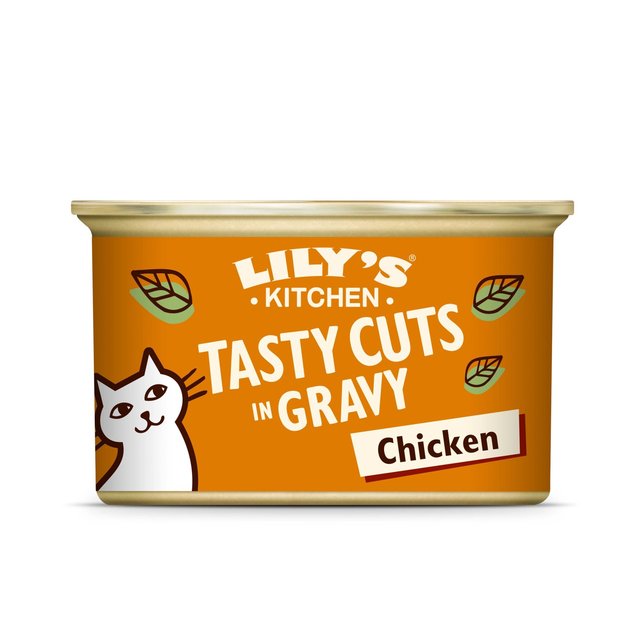 Lily’s Kitchen Tasty Cuts in Gravy, Chicken Wet Food for Cats, 85g