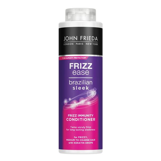 John Frieda Frizz Ease Brazilian Sleek Frizz Immunity Conditioner, 500ml