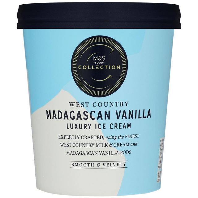 M & S Collection West Country Madagascan Vanilla Ice Cream, 500ml