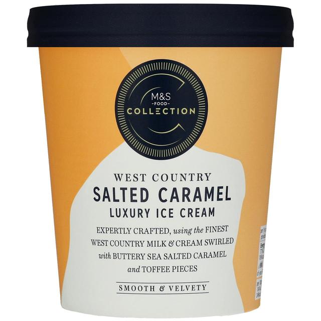 M & S Collection West Country Salted Caramel Ice Cream, 500ml