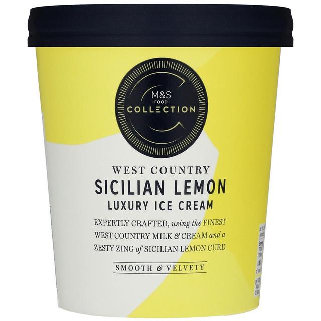 M & S Collection West Country Sicilian Lemon Ice Cream, 500ml