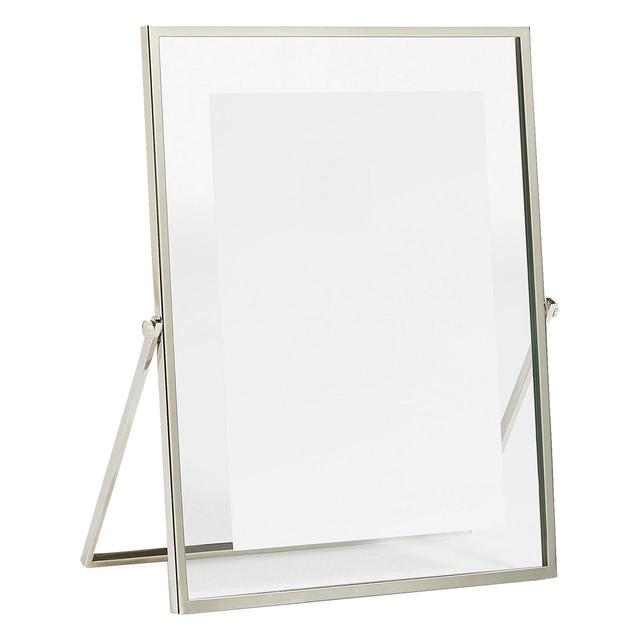 M & S Skinny Easel Photo Frame 5x7 Inch, Silver