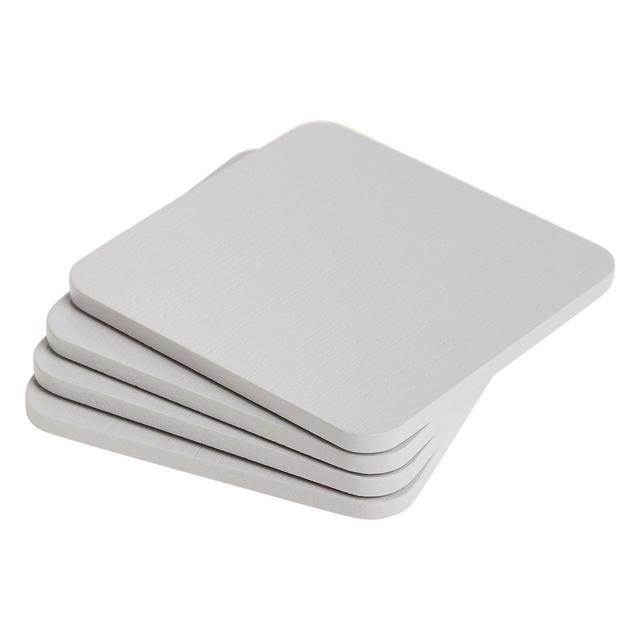 M & S Set of 4 Square Wooden Coasters ’, One Size, Grey