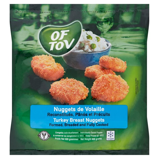 Of Tov Turkey Breast Nuggets, 600g