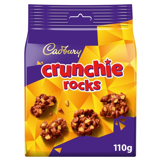 Cadbury Crunchie Rocks Chocolate Bag, 110g