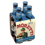 Birra Moretti Zero Alcohol Free Beer Bottles
