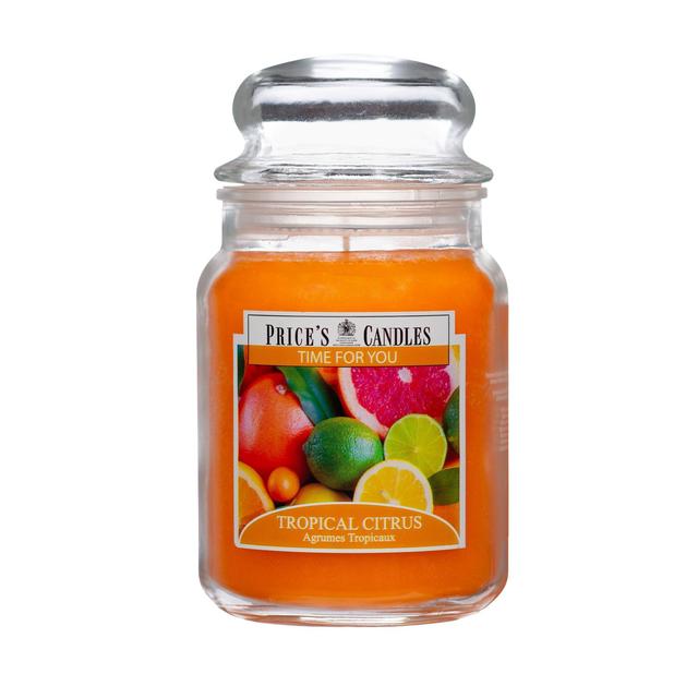 Price’s Time For You Tropical Citrus Large Jar Candle