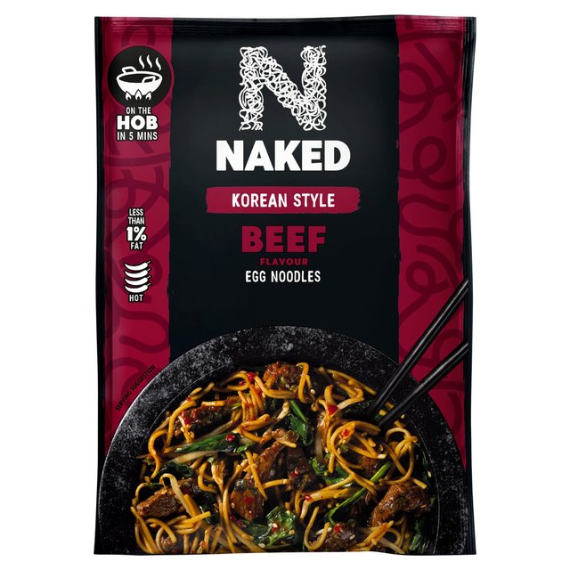 Naked Korean Beef Stirfry Noodle, 100g