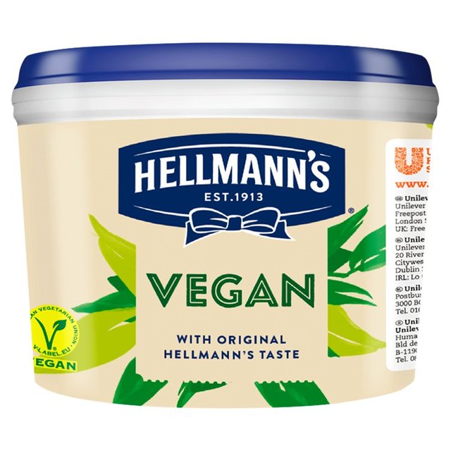 Hellmann’s Vegan Mayonnaise Bucket, 2660ml