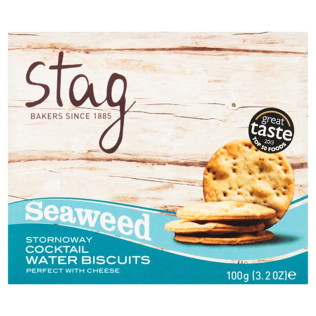 Stag Bakeries Cocktail Seaweed Water Biscuits, 100g