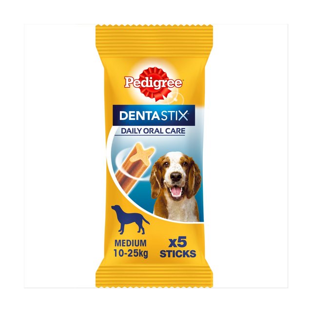 Pedigree DentaStix Daily Dental Chews Medium Dog, 5 per Pack