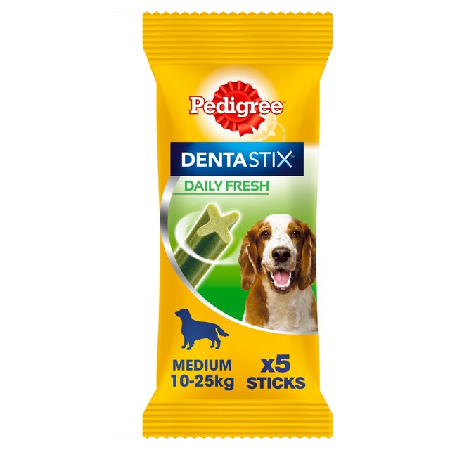 Pedigree Dentastix Fresh Daily Dental Chews Medium Dog, 5 per Pack