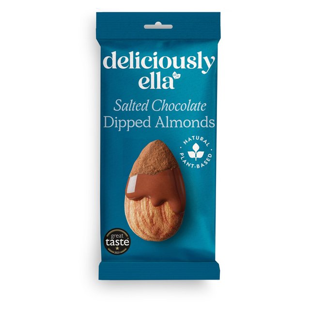 Deliciously Ella Salted Chocolate Dipped Almonds, 81g