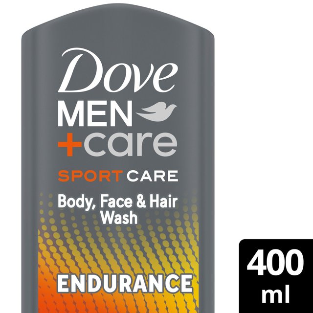 Dove Men+Care Sport Care 3-in-1 Hair, Face & Body Wash, 400ml