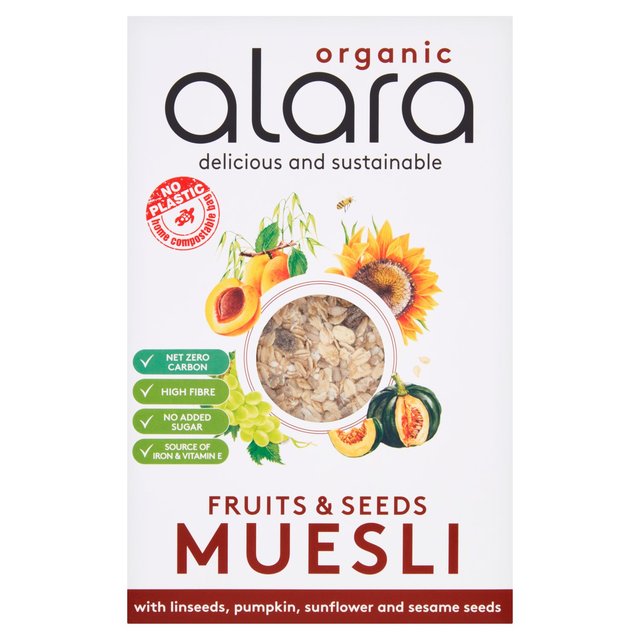 Alara Organic Fruits & Seeds Muesli, 650g