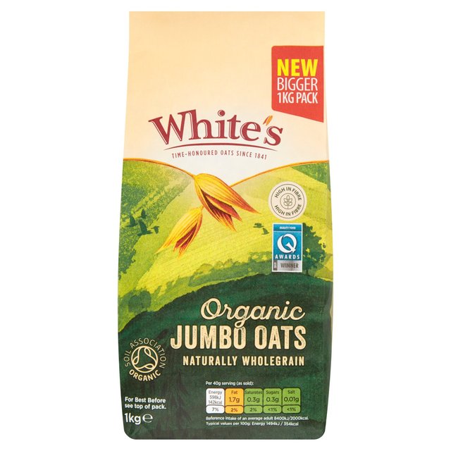 White’s Organic Jumbo Oats, 1kg
