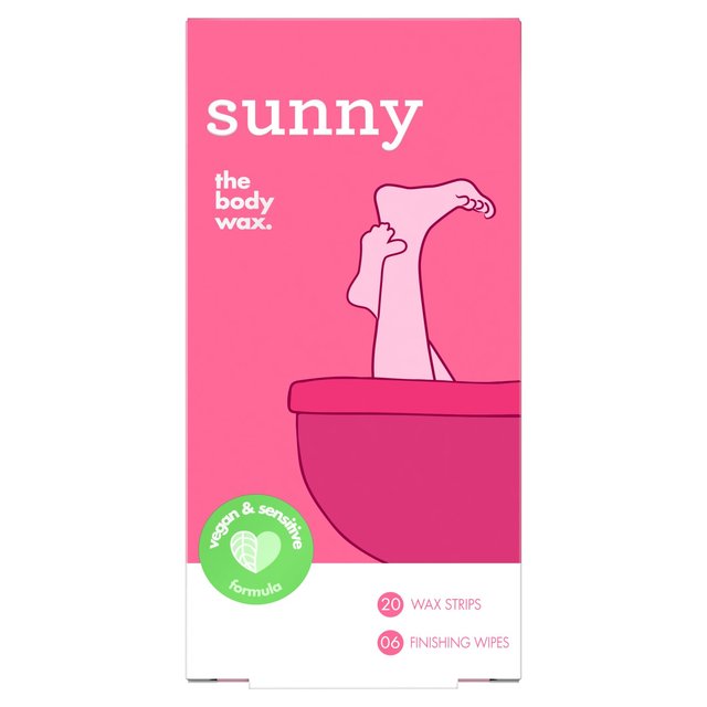 Sunny The Body Wax Strips, 20 Per Pack