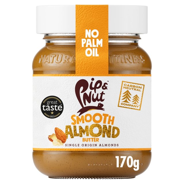 Pip & Nut Smooth Almond Butter, 170g