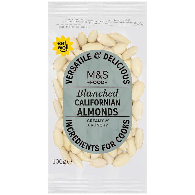 M & S Blanched Californian Almonds, 100g
