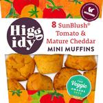  Higgidy 8 Cheddar & Tomato Mini Muffins