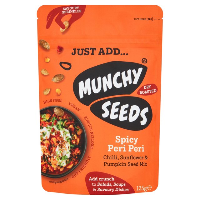 Munchy Seeds Spicy Piri-Piri Savoury Sprinkle, 125g