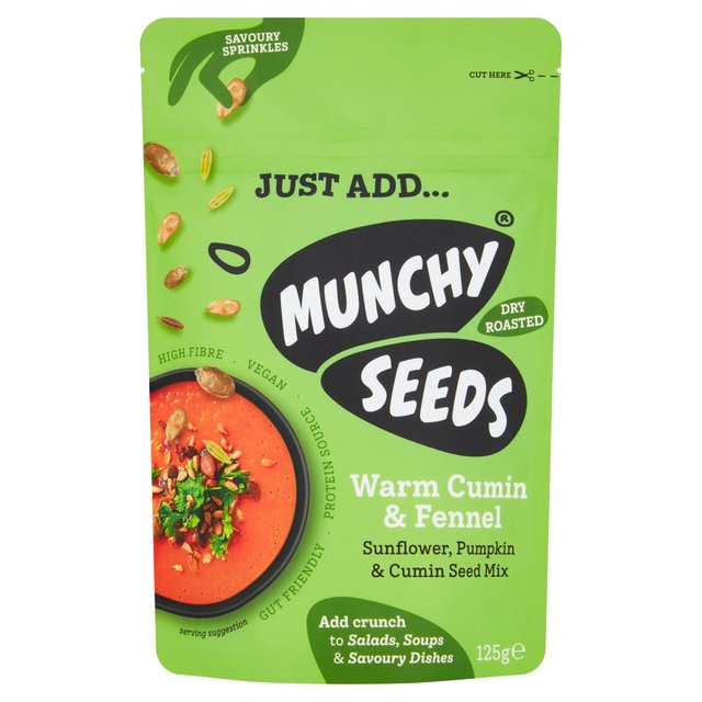 Munchy Seeds Warm Cumin and Fennel Savoury Sprinkle, 125g