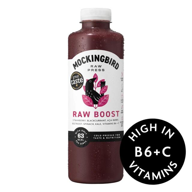 Mockingbird 750ml Raw Boost Smoothie High in Vitamin B6 and C