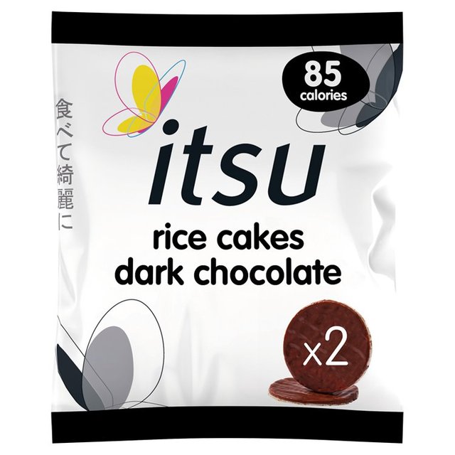 Itsu Dark Chocolate Rice Cakes, 34g