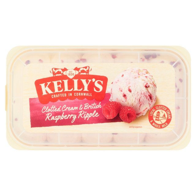 Kelly’s Clotted Cream and British Raspberry Ripple, 950ml