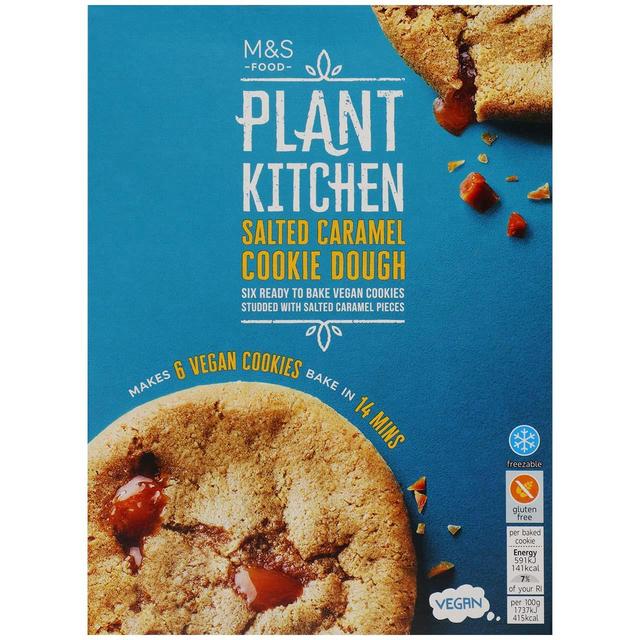 M & S Plant Kitchen Salted Caramel Cookie Dough, 204g