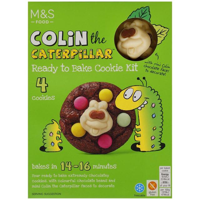 M & S Ready to Bake Colin the Caterpillar Cookie Kit, 189g