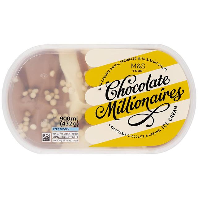 M & S Chocolate Millionaire’s Ice Cream, 900ml