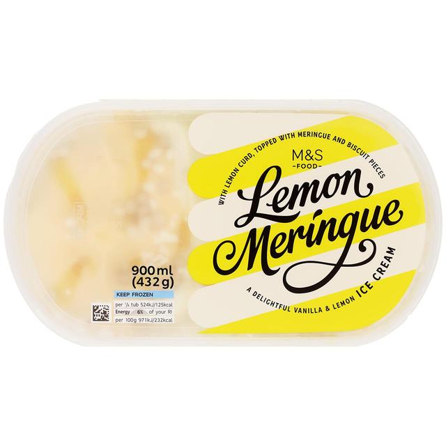M & S Lemon Meringue Pie Ice Cream, 900ml