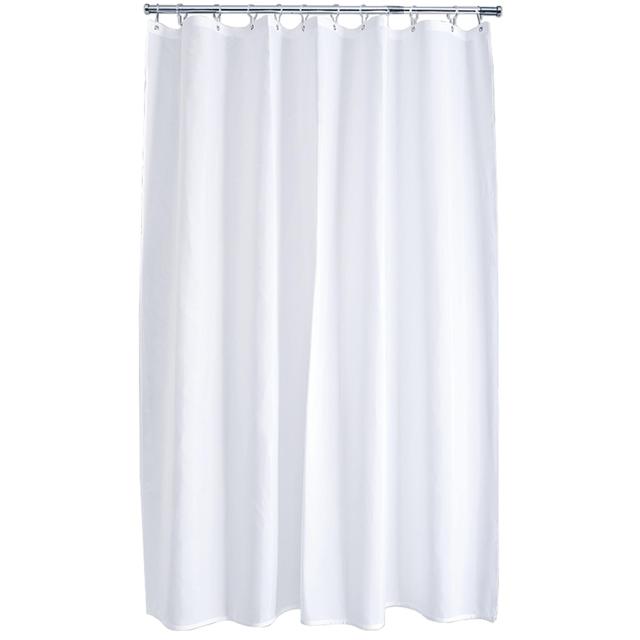 Aqualona Polyester White Shower Curtain 180 x 180cm