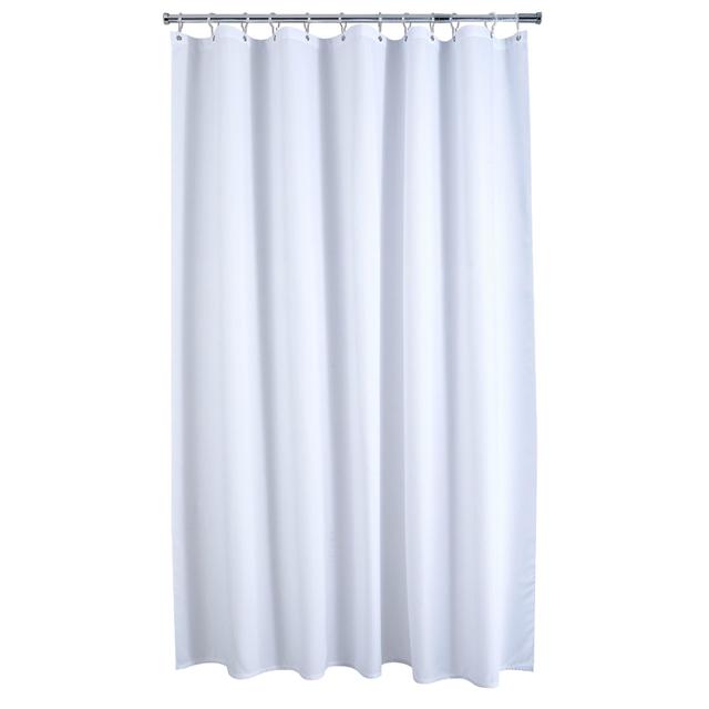 Aqualona Waffle White Shower Curtain, 180x180cm