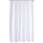 Aqualona Polyester White Shower Curtain XL 180 x 200cm
