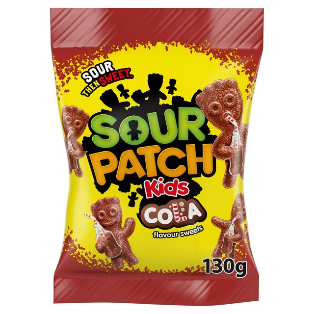 Maynards Sour Patch Kids Cola Flavour Sweets Bag, 130g